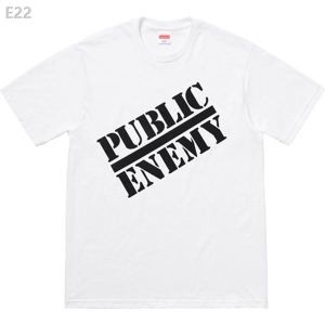 Supreme Undercover public enemy tee 2018一番最高人気 半袖Tシャツ 人気商品セール 3色可選