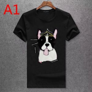 春夏数量限定豊富なDOLCE&GABBANAドルガバ tシャツ 偽物ドッグプリントアメカジトップスカットソー7色可選