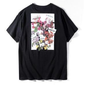 【2018トレンド】半袖Tシャツオフホワイト 3色可選 Off-Whiteオシャレな雰囲気