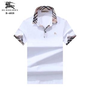 BURBERRYバーバリー コピーシンプルお洒落ディティールtシャツレッドネイビーブラックホワイトベージュ５色男性tシャツ
