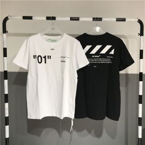 オフホワイト コピーOff-White吸汗速乾カジュアルバックプリントおしゃれTシャツ半袖全2色春夏赤字超特価得価