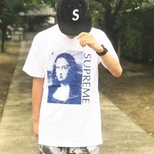 【2018トレンド】 多色可選 高級素材を採用 シュプリーム SUPREME  Mona Lisa tee 今年活躍した
