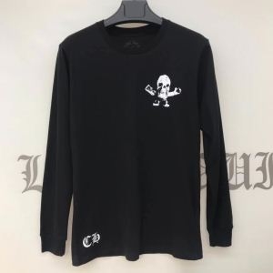 抜群な存在感クロム ハーツ 偽物 chrome hearts長袖Tシャツメンズブラックかっこいいおしゃれかわいい人気ブランド