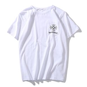 2018年秋冬最旬トレンド　雑誌掲載のアイテム  半袖Tシャツ  2色可選　クロムハーツ CHROME HEARTS