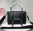 いつまでも人気MIUMIUミュウミュウコピービジネス用ショルダー付きレディーストートバッグ
