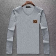 FENDI超激得品質保証フェンディ tシャツ スーパーコピーメンズシンプル無地カジュアルVネック長袖tシャツ6色可選
