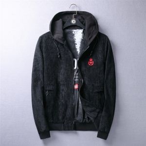 2018-2019秋冬季超人気ドルチェ&ガッバーナ 服 コピーDOLCE & GABBANAトラックジャケットブランドメンズトップスブラックグレー