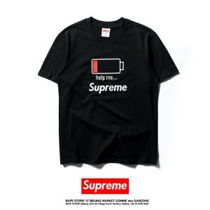2色選択 年齢を選ばない シュプリーム SUPREME おしゃれ感で魅せる! Tシャツ/半袖 シンプル派