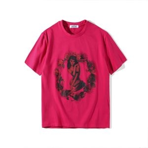 GIVENCHYジバンシィ コピー 通販Tシャツ最安値お買い得トレンドプリントTシャツ着回しやすい半袖ピンクカラー