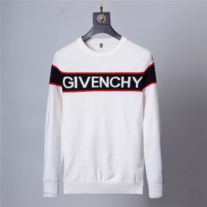 ジバンシー セーター コピー激安大特価最新作GIVENCHYロゴクルーネックセータースウェットニットホワイトブルー良い素材