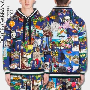 ドルチェ＆ガッバーナ年齢を選ばない Dolce&Gabbana防寒性抜群なデザイン パーカー 高級感UP