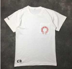 ユニセックスCHROME HEARTSクロムハーツ tシャツ コピーファッションブランドシンプルなデザインクラシックな半袖Tシャツ
