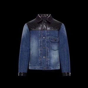 モンクレール ジャケット コピーMONCLER GENIUS Shadyナイロン&times;デニムジャケットショート丈のアイテムD209U4031130 549XB-724