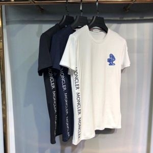 モンクレール コピー 品MONCLERおしゃれでシンプルなメンズファッションラウンドネックショートスリーブ