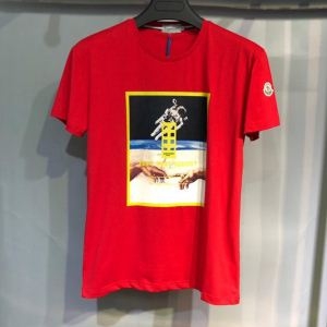 Monclerモンクレール tシャツ 偽物クルーネックスリムフィットのストレッチコットンジャージー半袖メンズ