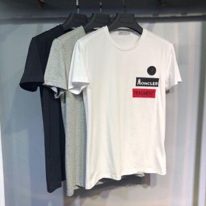 Monclerモンクレール tシャツ コピー4230358016192025コットンジャージメンズラウンドネックショートスリーブ
