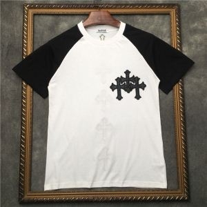 爆発的な人気 2色可選CHROME HEARTS世の流行に左右されないデザイン 半袖Tシャツクロムハーツ
