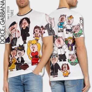 超激得品質保証　ドルガバスーパーコピープリントDolce&Gabbana半袖ｔシャツコピー　プリントオシャレ　夏に欠かせないアイテム　