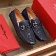 季節感あふれる爽やかなコーデ サルヴァトーレフェラガモ FERRAGAMO ナチュラルスタイルに最適 ローファー