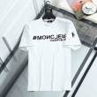 シンプルデザインウェア黒色白色MONCLER半袖Ｔシャツスーパーコピー激安Ｔシャツ
