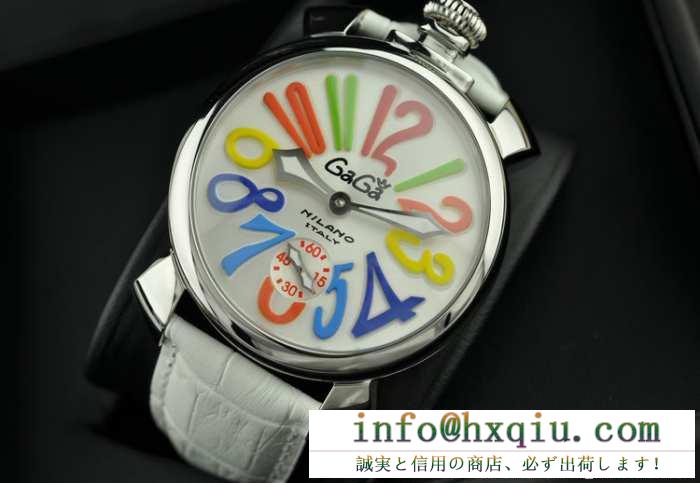 爆買い人気GAGA MILANO ガガミラノ マニュアル 48MM 5010.01S 夜光効果 生活防水 お誕生日 プレゼント
