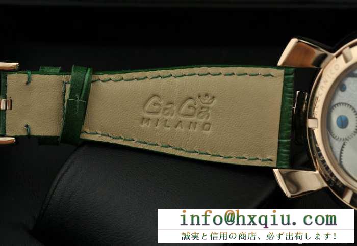 爆買い人気GaGa MILANO ガガミラノ 時計 マヌアーレ 48MM ダイヤモデル 日本製クオーツ 機械式(手巻き) 夜光効果