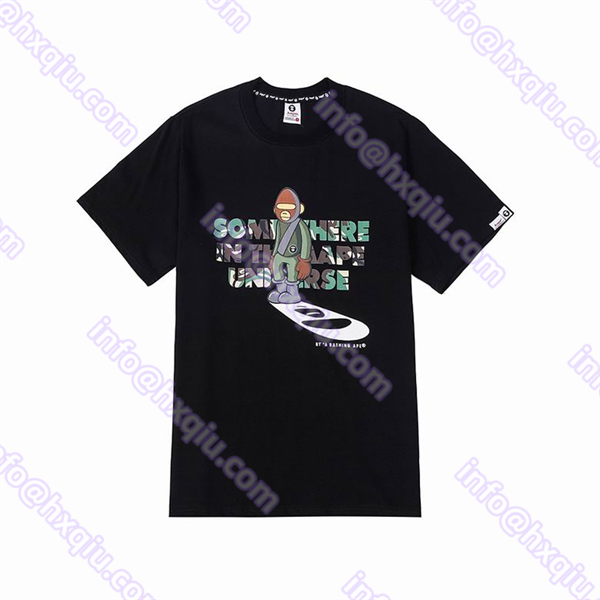 ベイシング エイプ A BATHING APE丸首ネックTシャツコピー