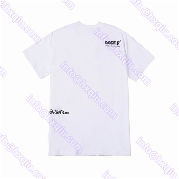 ベイシング エイプ A BATHING APE丸首ネックTシャツコピー