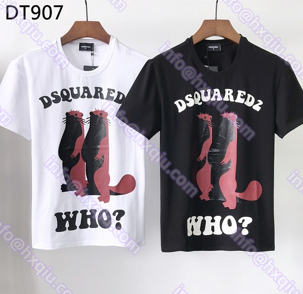 DSQUARED2 ディースクエアード丸首ネックTシャツ