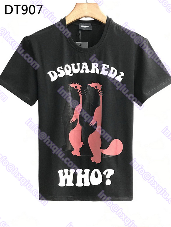 DSQUARED2 ディースクエアード丸首ネックTシャツ