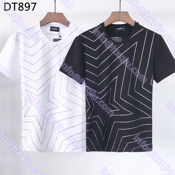 ディースクエアード丸首ネックTシャツDSQUARED2通販