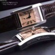 人気商品  2016 ARMANI アルマーニ レザー 恋人腕時計 2色可選
