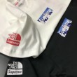 2017fw シュプリーム ノースフェイスコラボ SUPREME × The North Face Mountain Camo Box Logo Tee 綿 メンズ 半袖tシャツ クルーネック 白 ブラック コットン 人気